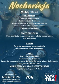 Nochevieja en la Playa de Gandia 2025